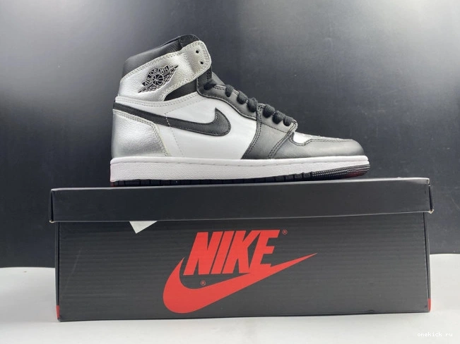 Rep Onekick WMNS JORDAN TOE HIGH AIR SILVER 1 CD0461-001 OG 0808